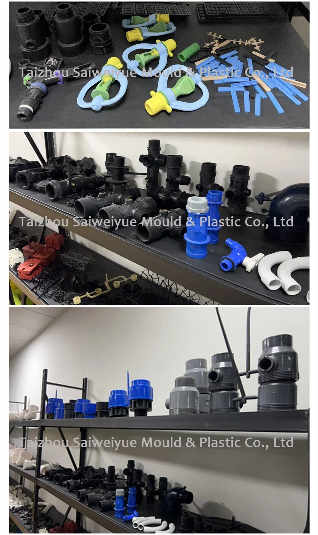 Plastic Pipe Fitting Moulding Irrigation Tube Connector Mold Agricultural Sprinkler Injection Mould