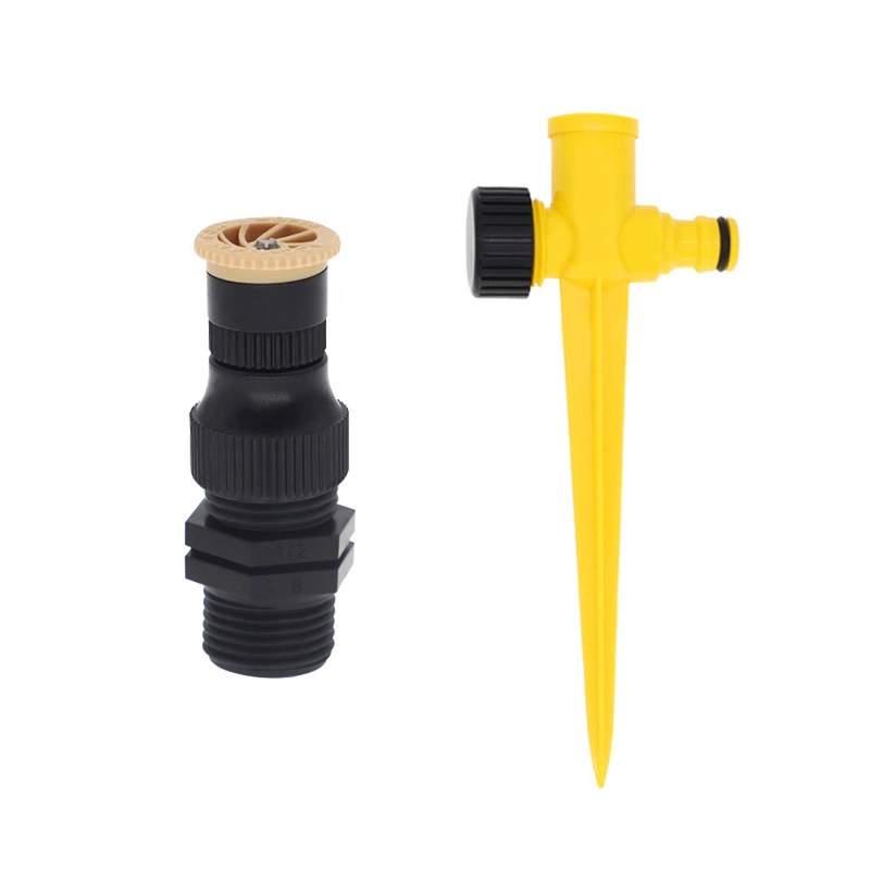 360-Degree Rotating Insert Sprinkler Agricultural Irrigation Atomization Lawn Watering Flower Watering Sprinkler Head