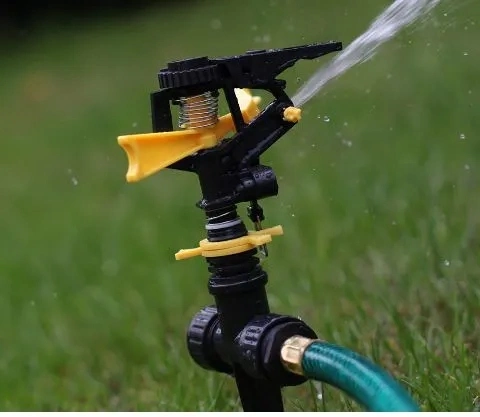 Garden Watering System Plastic 360 Degrees Impact Spray Nozzle