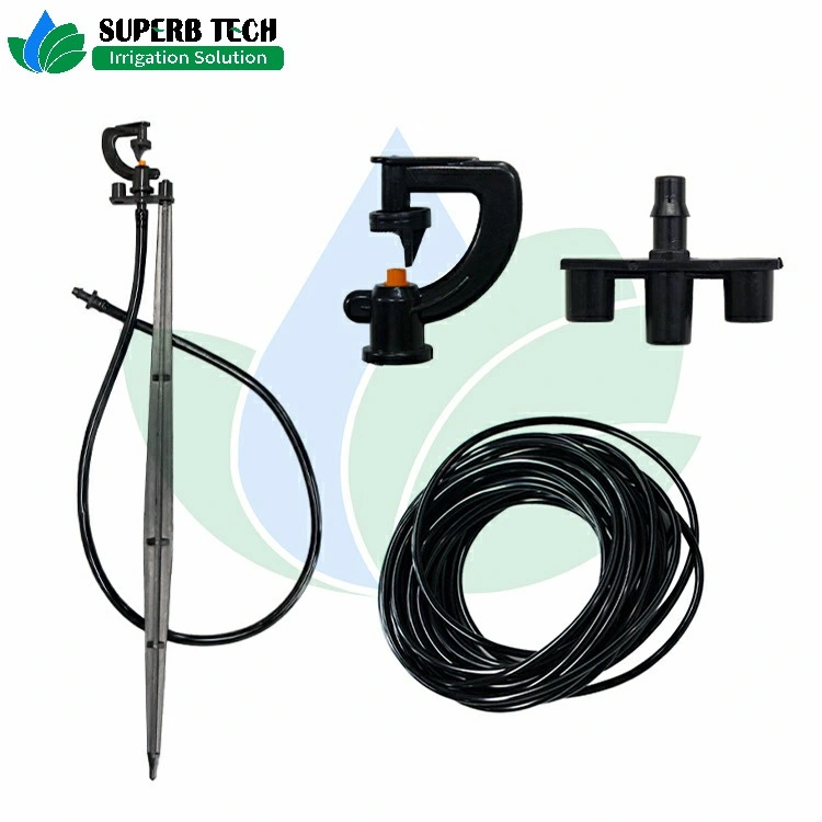 Greenhouse Irrigation Micro Sprinkler Fitting Plastic Sprayer Stake