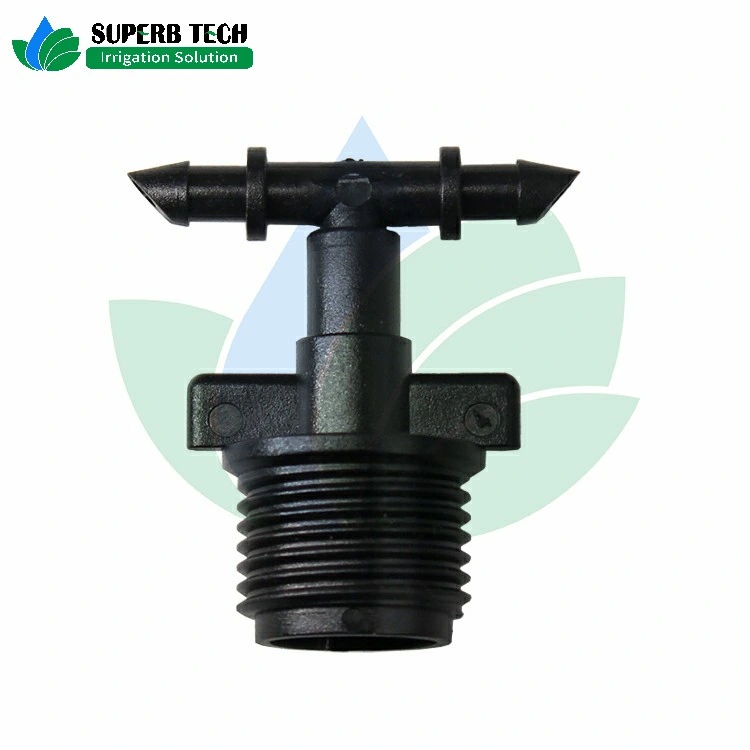 Micro Sprinkler Fitting Connector 1/2inch Male Thread Barb Tee Adaptor Irrigation Micro Sprinkler Fogger Mister