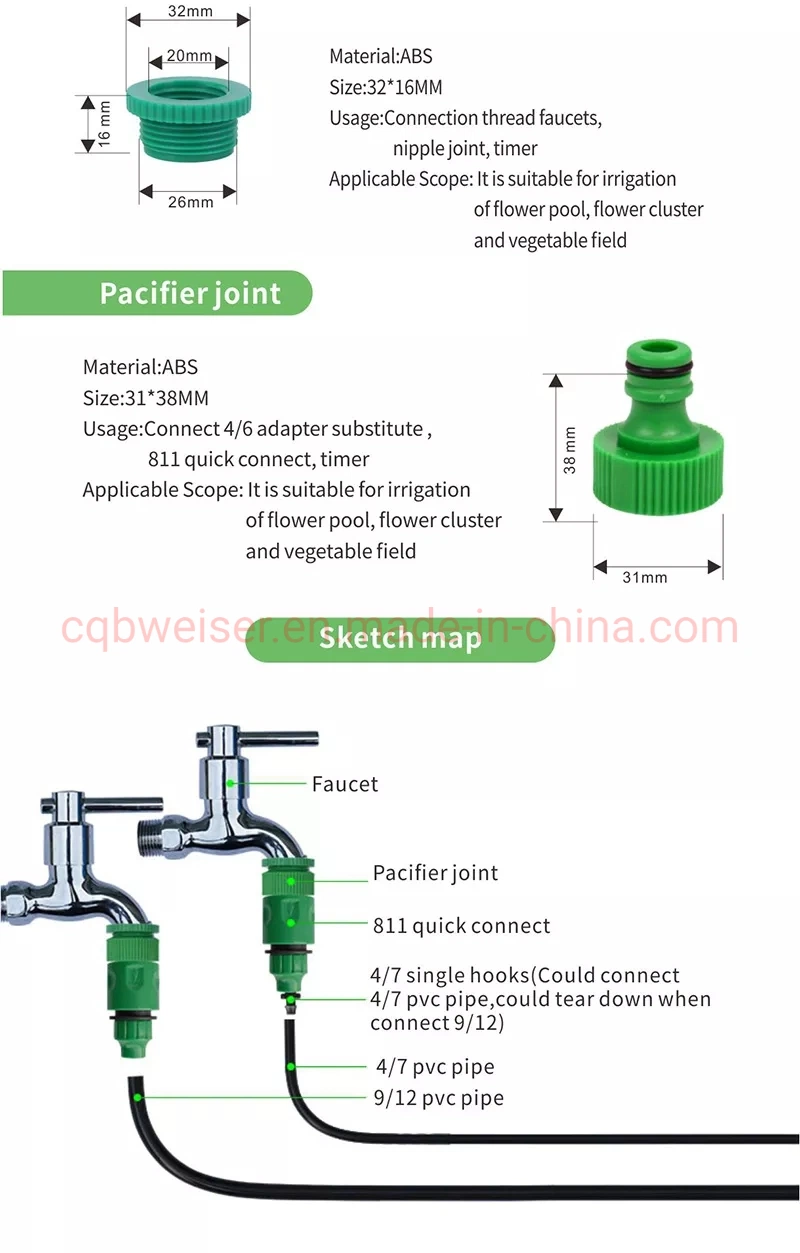 Adjustable DIY Kits for Garden Automatic Micro Drip Irrigation System