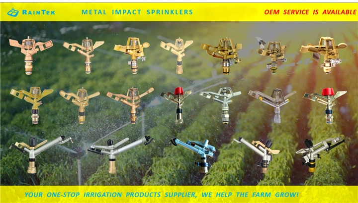 New Jolly Type Metal Impact Sprinkler for Garden, Farm Irrigation