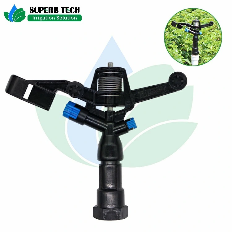 Plastic Impact Sprinkler 3/4inch Internal Thread 360 Degree Automatic Rotating Sprayer