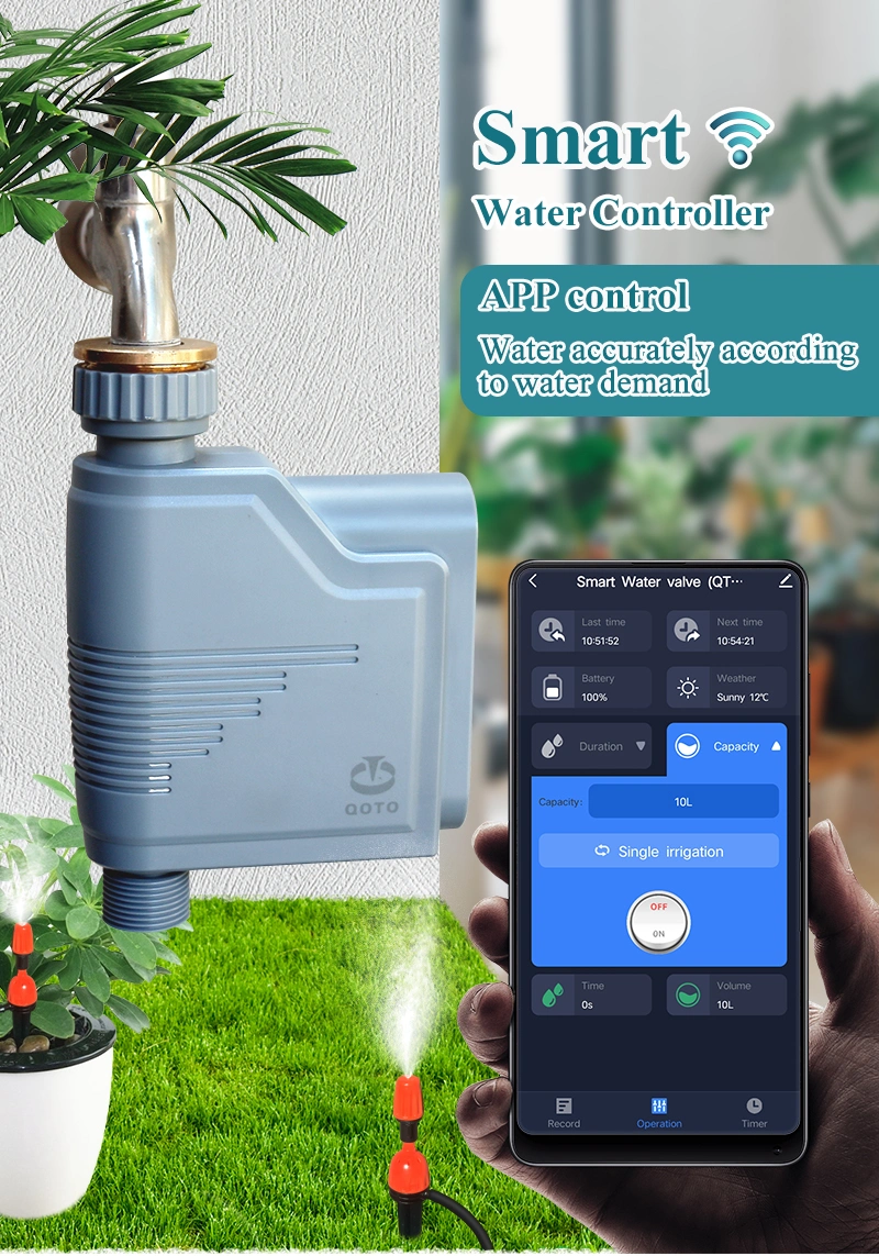 Zigbee Smart Hose Faucet Timer with Wi-Fi Hub