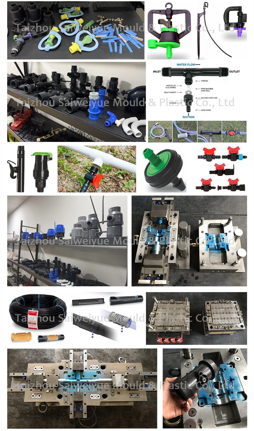 Agricultural Plants Irrigation Filters Mold Grooved End Coupling Plastic Head Injection Mould