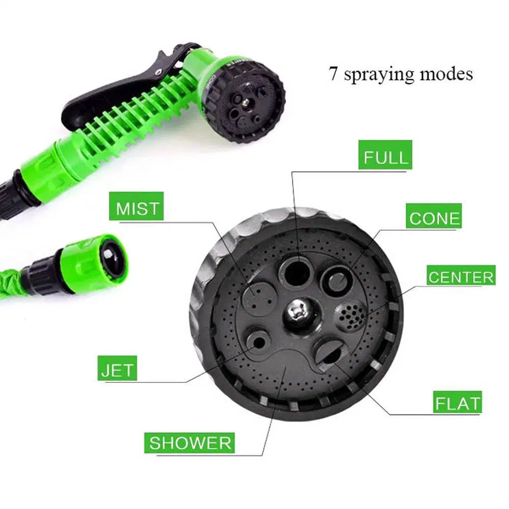 25-150FT Flexible Water Hose Magic Expandable Garden Pipe 7 in 1 Spray Gun Garden Irrigation Car Washing Sprinklers