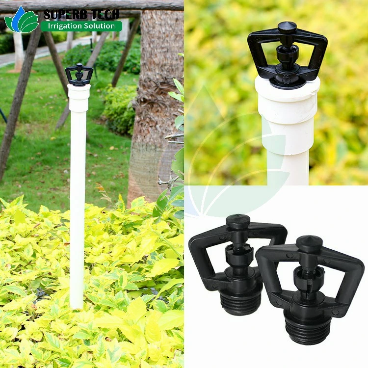 360degree Rotating Sprinkling Water Plastic Micro Sprinkler for Garden Drip Irrigation System