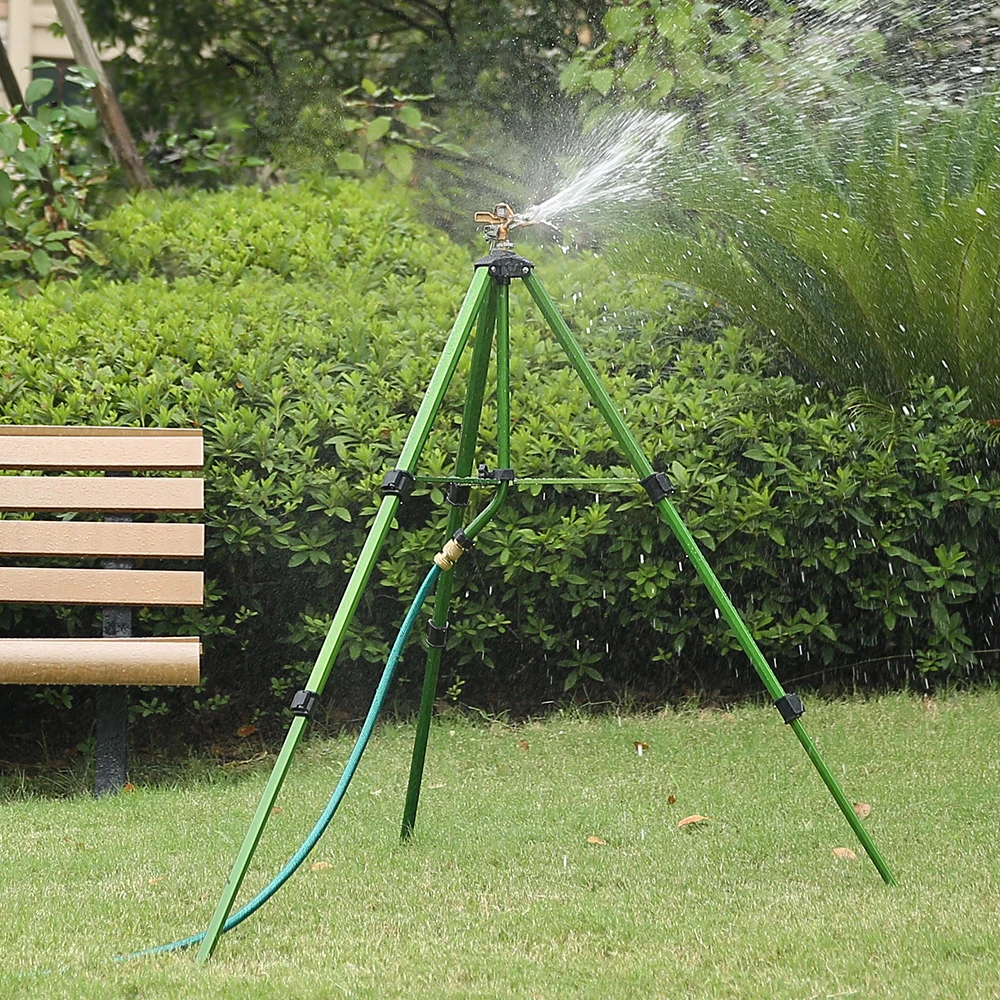 Rotary Adjustable Rain Bird Sprinkler with Zinc Alloy Stand