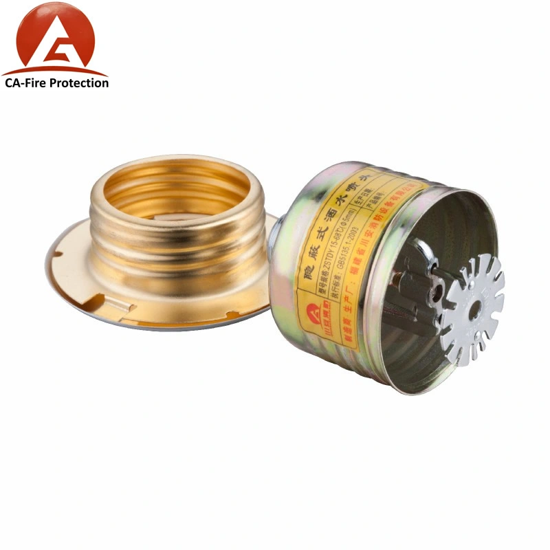 Professional Manufacturer Fire Fighting Parts Brass Fire Sprinkler Head