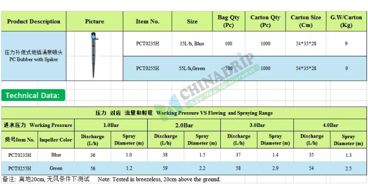 Automatic Plant Watering Kit Pressure Compensated Irrigation Dripper for Landscaping Irrigation System