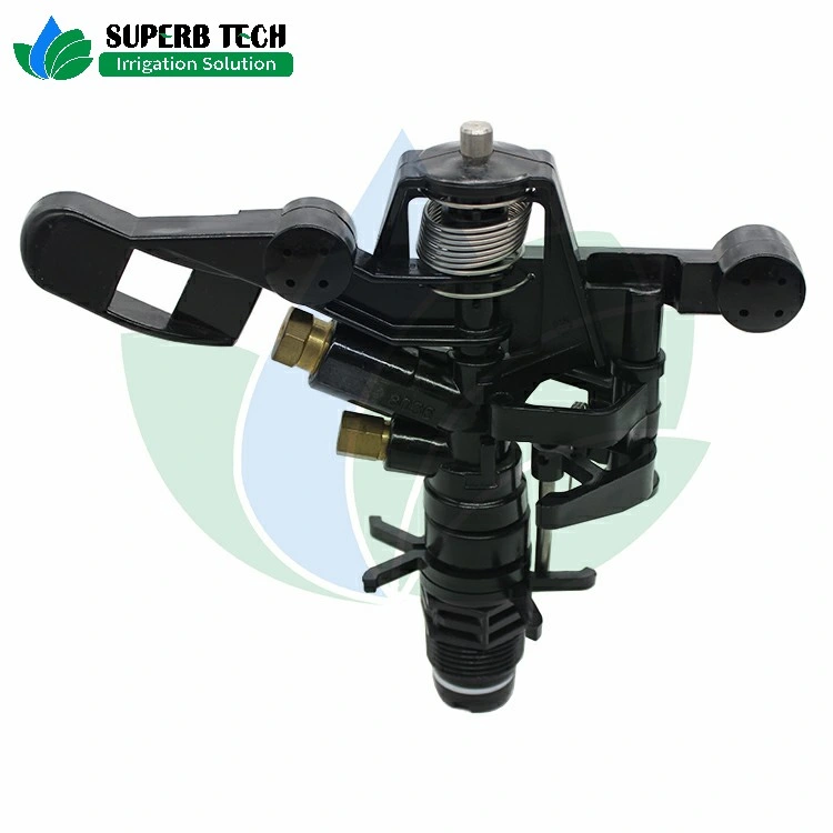 Plastic Adjustable Full Circle Impact Sprinkler for Garden Irrigation Tool