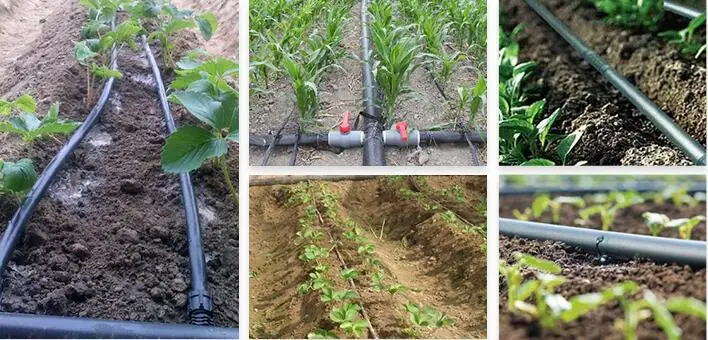 Agriculture 16mm Solid Poly Drip Irrigation Tubing