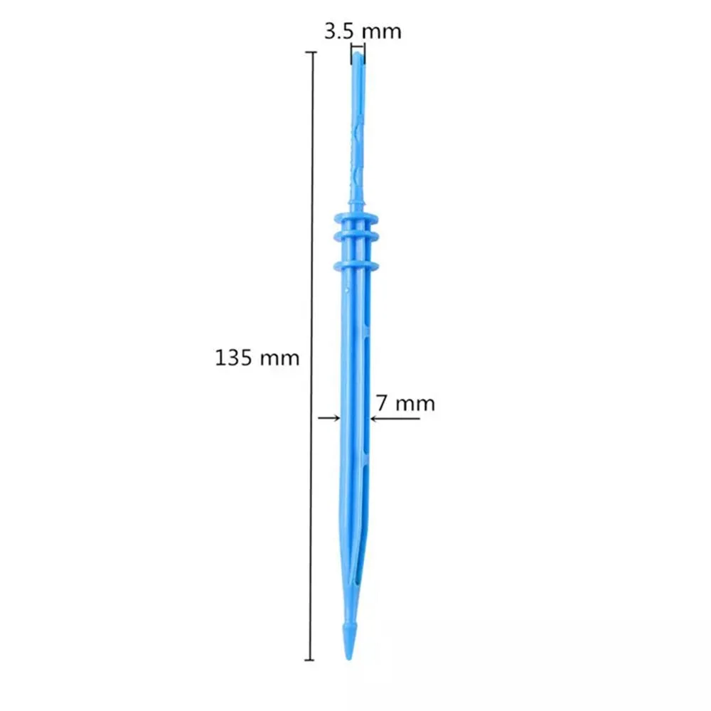 13.5cm Blue Straight Arrow Dripper 3/5mm Hose Micro Drip Irrigation Arrow Emitter