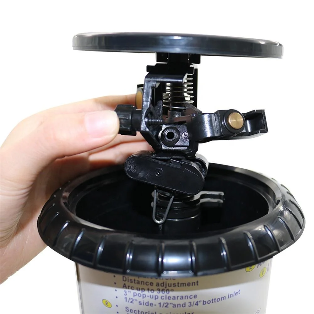 1/2 Inch 3/4 Inch Integrated Sprinkler Garden Lawn Irrigation 360 Degrees Rotating Watering Pop-up Spray Head Sprinkler