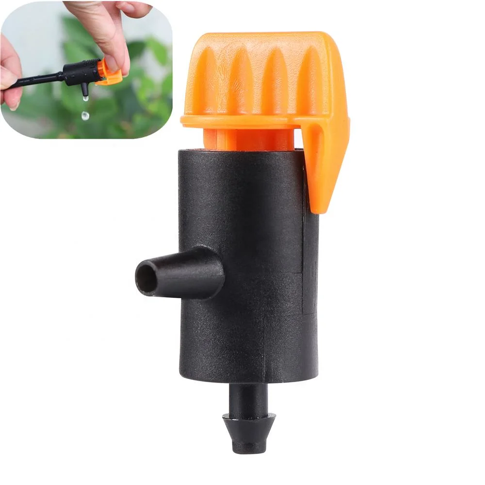 0~60L Adjustable Dripper Pressure Compensated Dripper Garden Plants Watering Regulator Emitter for Micro Drip Irrigation System