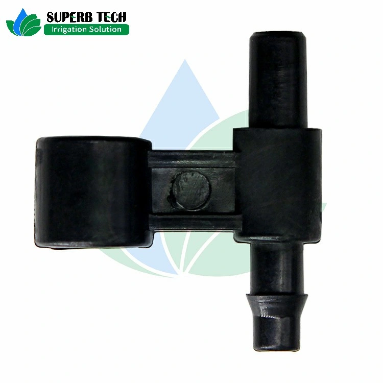 Tee Type Barbed Plastic Holder Support for Micro Sprinkler Irrigation