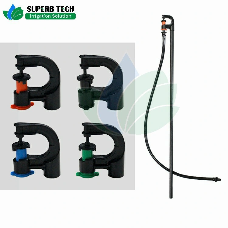 Greenhouse Irrigation G Type Plastic Rotating Micro Sprinkler