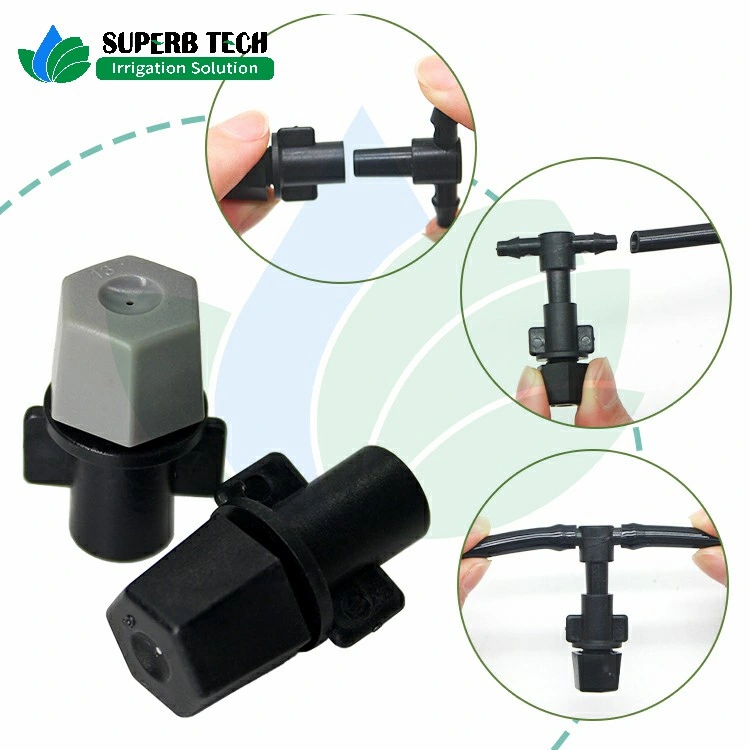 One Outlet Fogger Sprayer for Irrigation System Water Mister Plastic Micro Sprinkler Water Misting