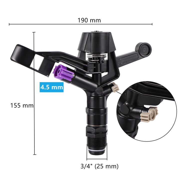 Drive Impact Farm Irrigation System Impact Sprinkler