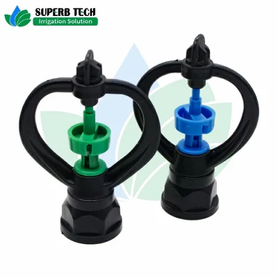 Irrigatore a impatto in plastica rotante automatico per Yard Lawn & Farm Agricultural Irrigazione