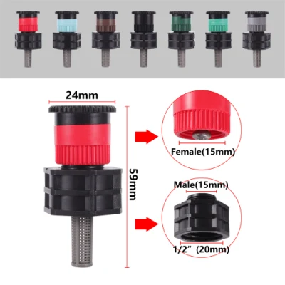  Diffusore girevole regolabile a 360 gradi, finestra a comparsa per prato da giardino Ugello di ricambio sprinkler