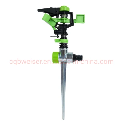 Ampia applicazione irrigazione plastica da giardino irrigazione irrigazione irrigazione sprinkler a impatto erba