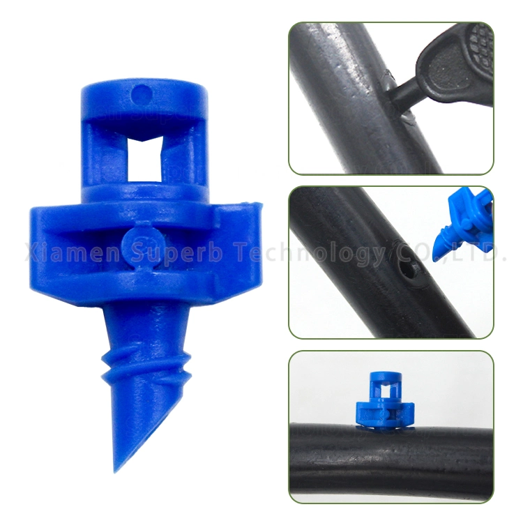 Red Sprayer for Irrigation and Cooling System Mister Fogger Microjet