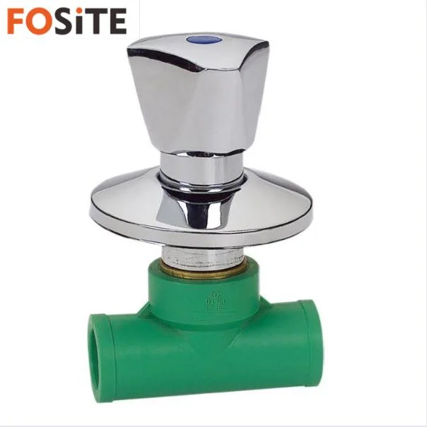 Fosite Factory Wholesale PPR Stop Cock Valve Concealed Valve PPR Stop Valve