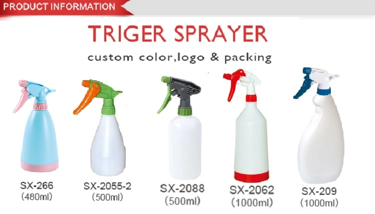 330ml Household Plastic Micro Hand Trigger Water Cleaning Sprayers Bottle Plastic Material