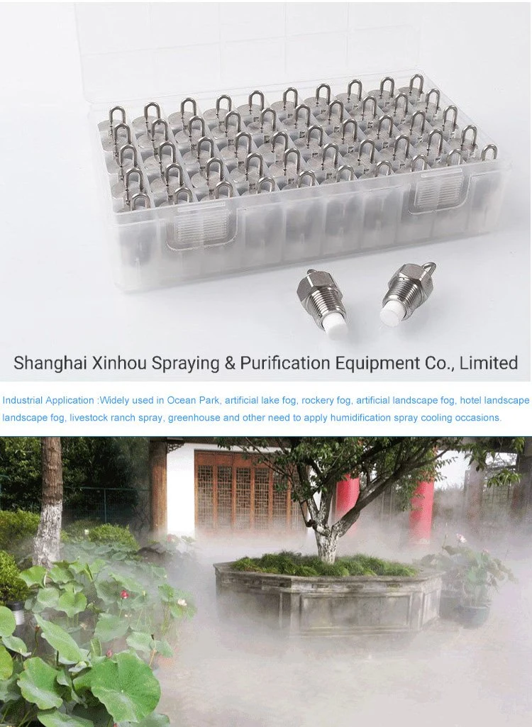 Garden Irrigation Fogging Humidifying Atomization Sprayers Sprinklers 1/8 Inch Male Thread Ruby Impact Pin Misting Nozzles