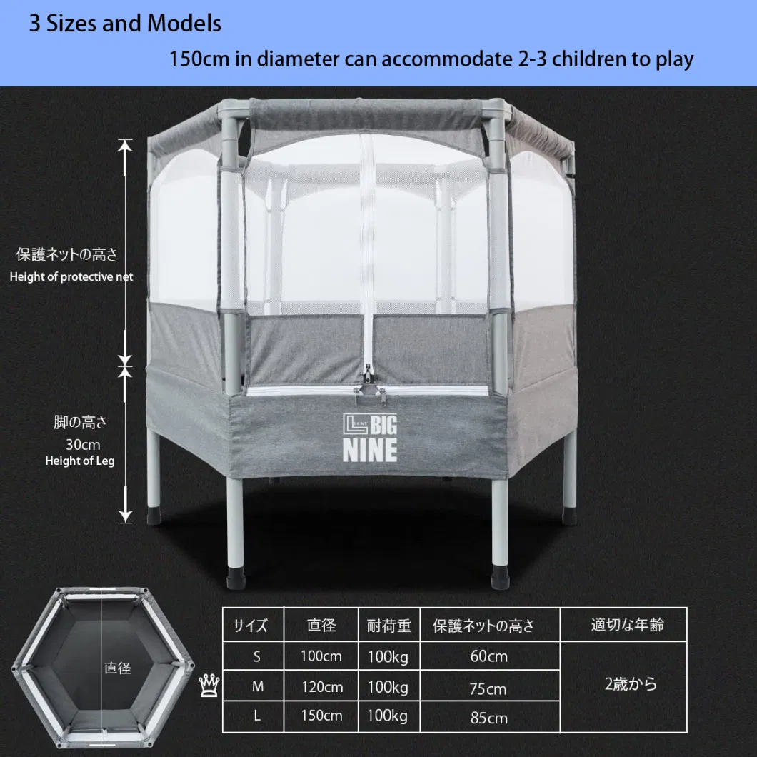 Tranpoline for Adults and Kids, 1500lbs Capacity for 10 Kids, Recreational Tranpoline with Light, Sprinkler, Enclosure Net