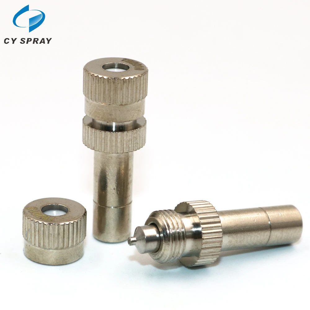 S156 Slip Lock 6mm Mist Nozzle Quick Connect Water Sprayer 0.15mm-0.6mm for Irrigation and Cooling System