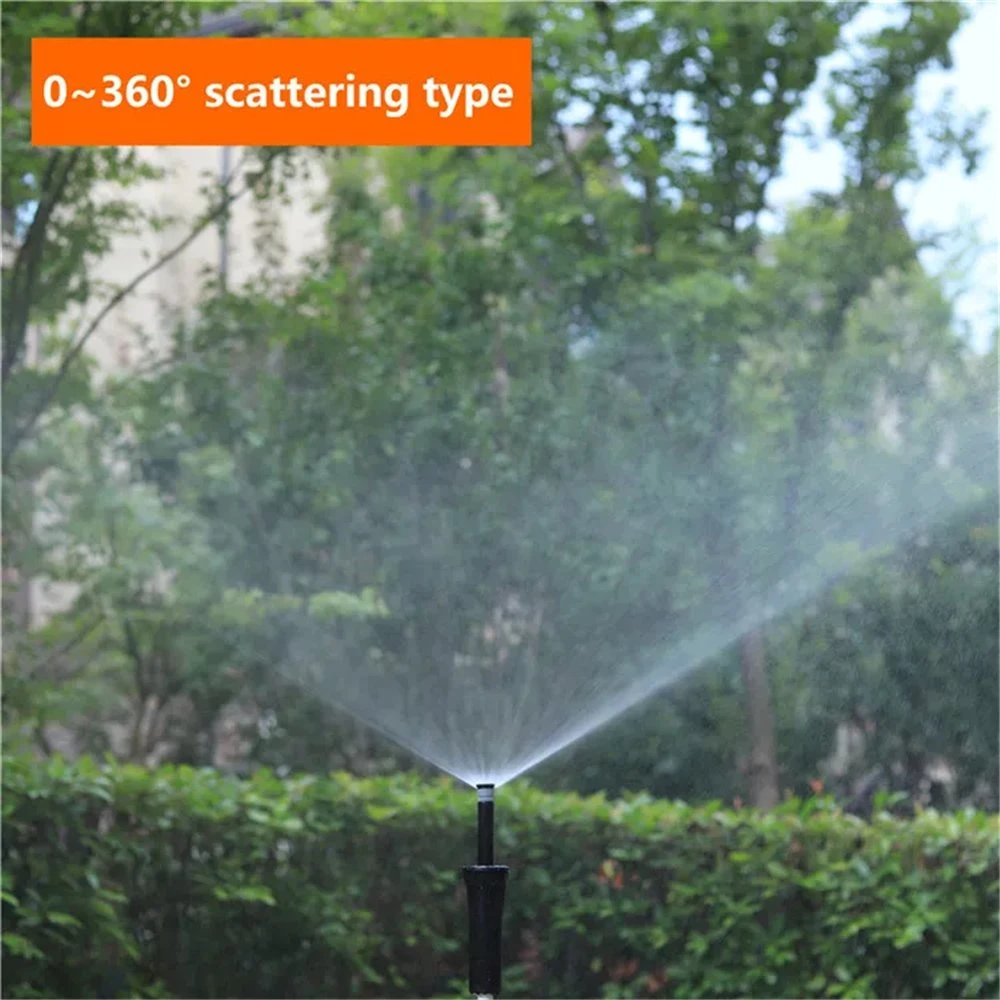 1/2 Inch Female Thread Underground Pop-up Sprinkler 360 Degree Automatic Lawn Irrigation Scattering Ray Jet Nozzle