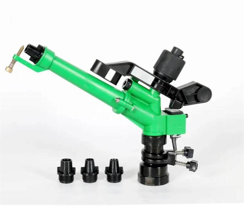 Female Rain Gun Sprinkler with Green for Garden Farm Irrigation Lawn