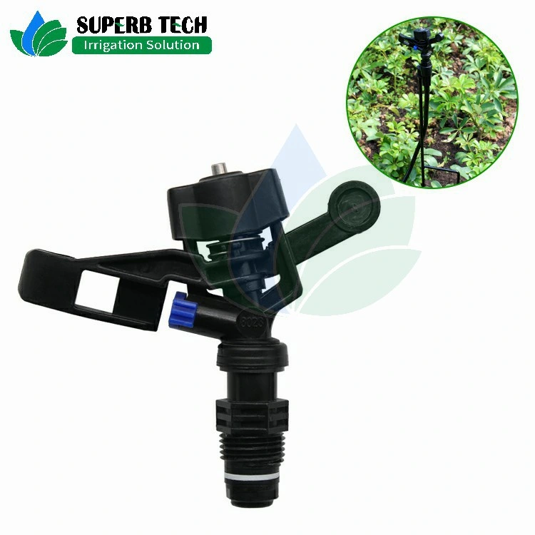 Durable Plastic Impact Sprinkler for Garden Lawn Irrigation Compact Sprinkler