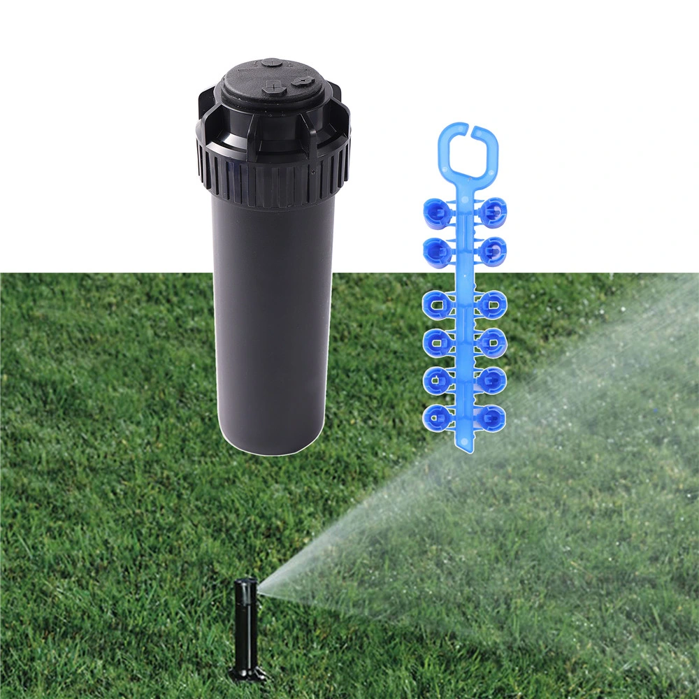 G3/4&quot; Lifting Type Buried Rotating Sprinkler 40~360 Adjustable Pop-up Sprinkler Lawn Football Field Turf Irrigation Nozzle