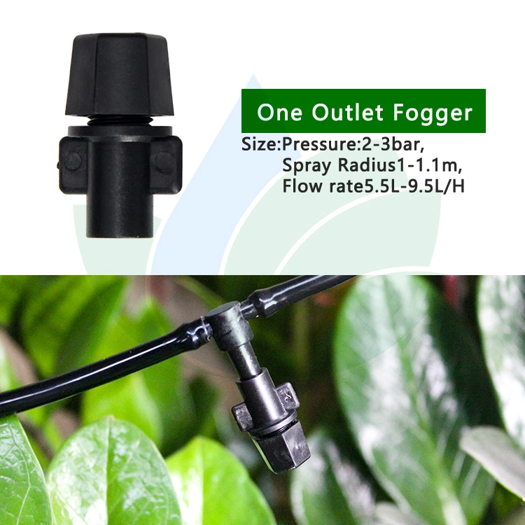 Garden Irrigation Fogger One Outlet Sprinkler Water Misting Sprayer