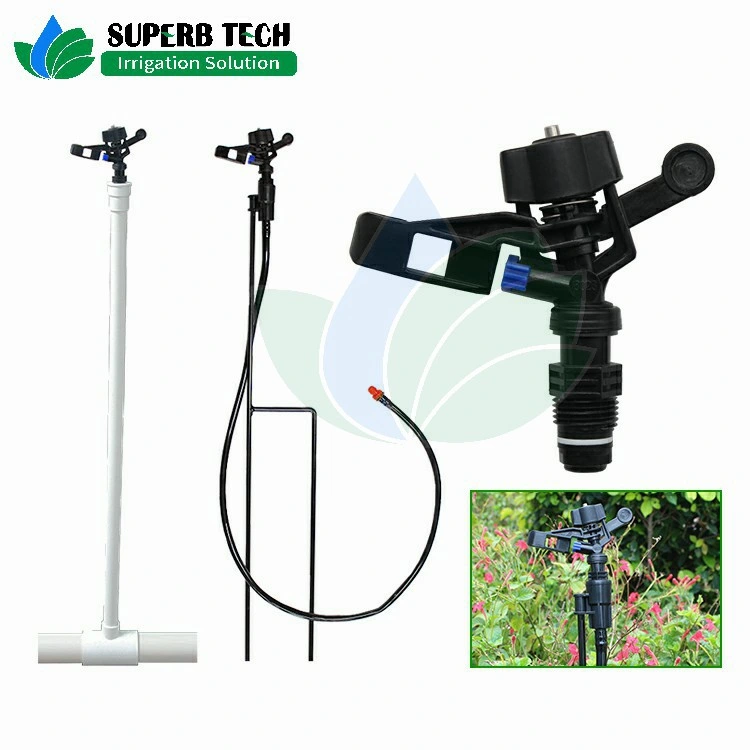 Durable Plastic Impact Sprinkler for Garden Lawn Irrigation Compact Sprinkler