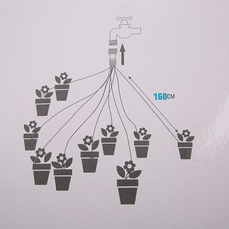 Products 10PCS Drip Irrigation Kit Adjustable Micro Irrigation Water-Saving System for Garden