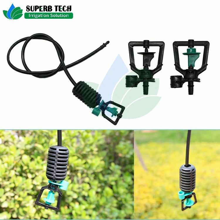 Plastic Micro Sprinkler for Irrigation System Water Sprinkling Sprayer Garden Watering Irrigation Fittings