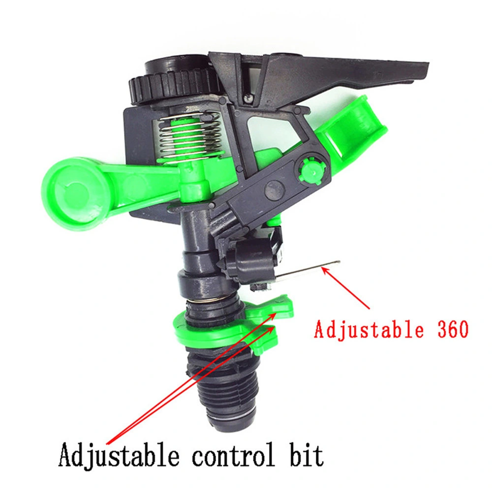 1/2 Inch Green Lawn Watering Greenhouse Rotating Arm Sprinkler