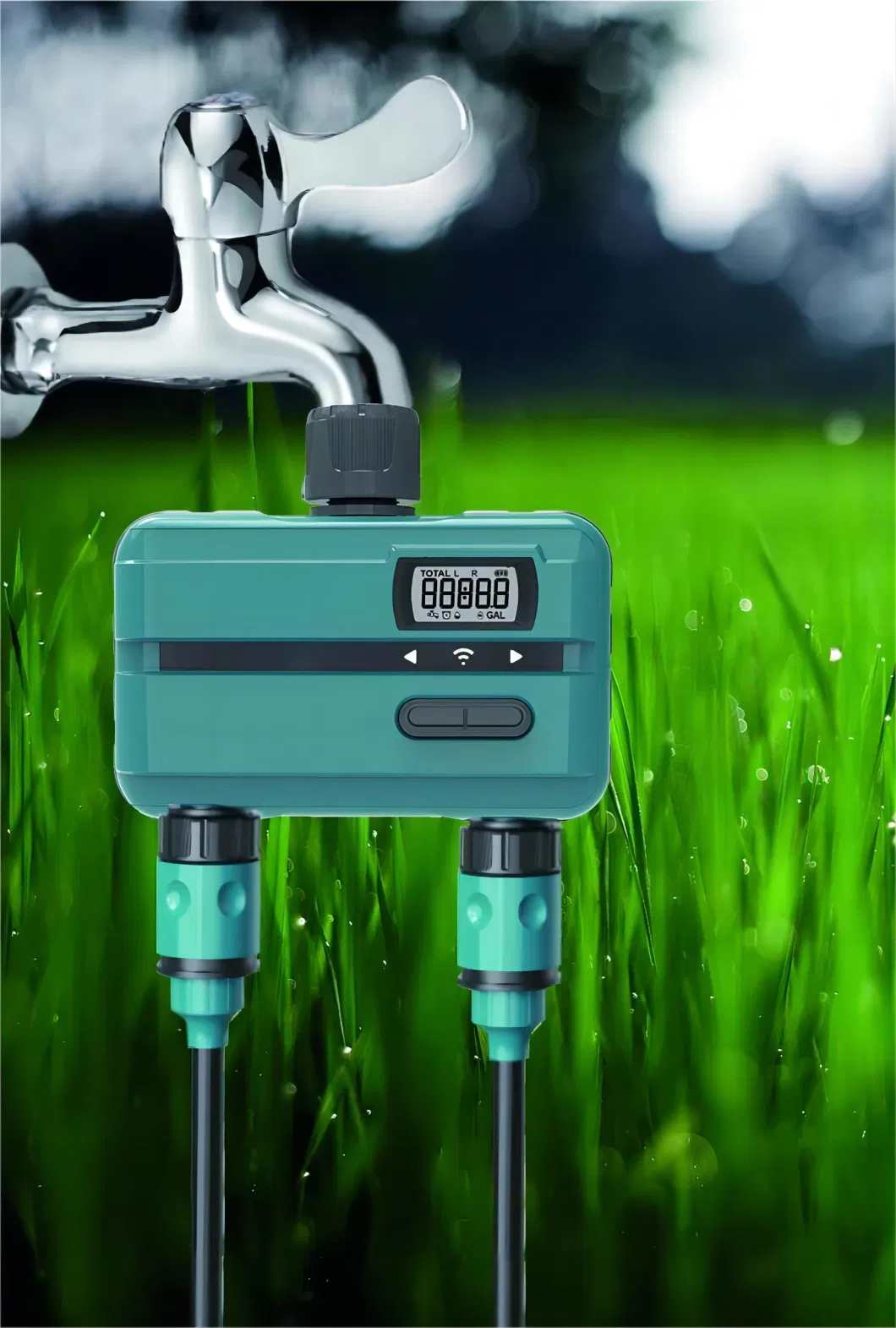 Xf Home Automatic Water Controller Garden Lawn Sprinklers Irrigation System Plastic Wireless Irrigation Digital Water Timer