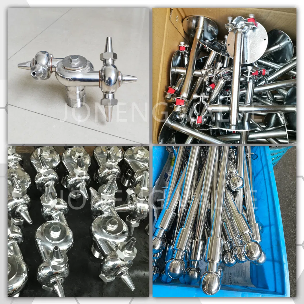 Stainless Steel Sanitary Double Clamp Washing Head for Food Processing