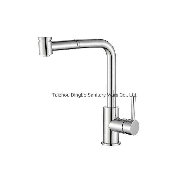 360 Degree Swivel Cold and Hold Kitchen Faucet with Pull out Sprayer