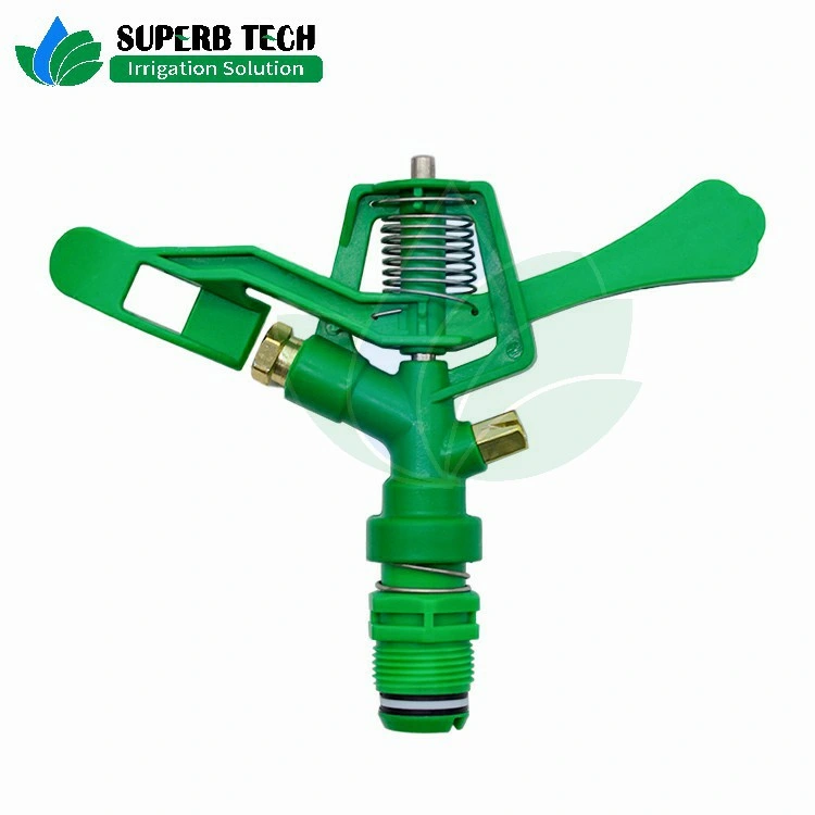 Agricultural Irrigation Auto Watering Adjustable Plastic Impact Sprinkler