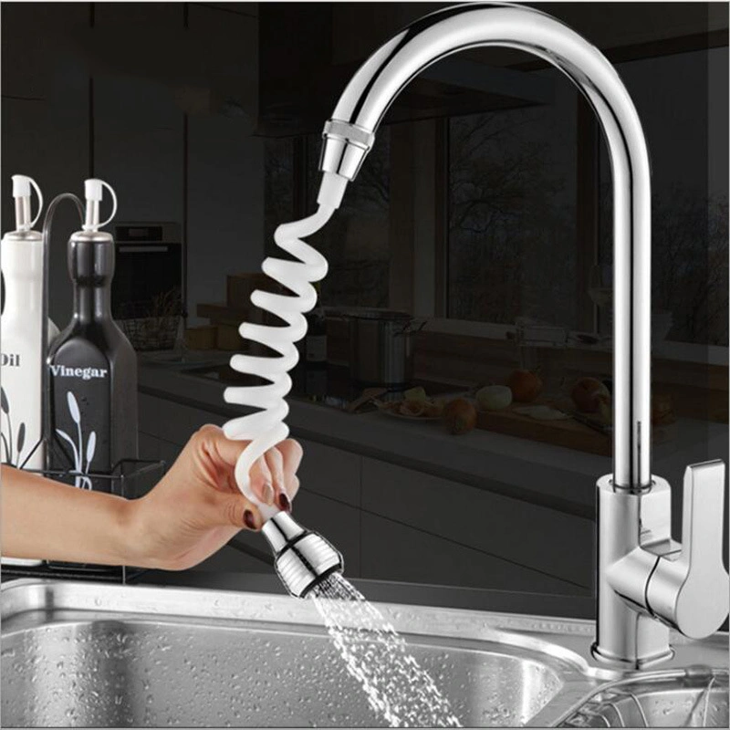 ABS Plastic Extension Faucet, 360 Portable Spring Tube Bl12215