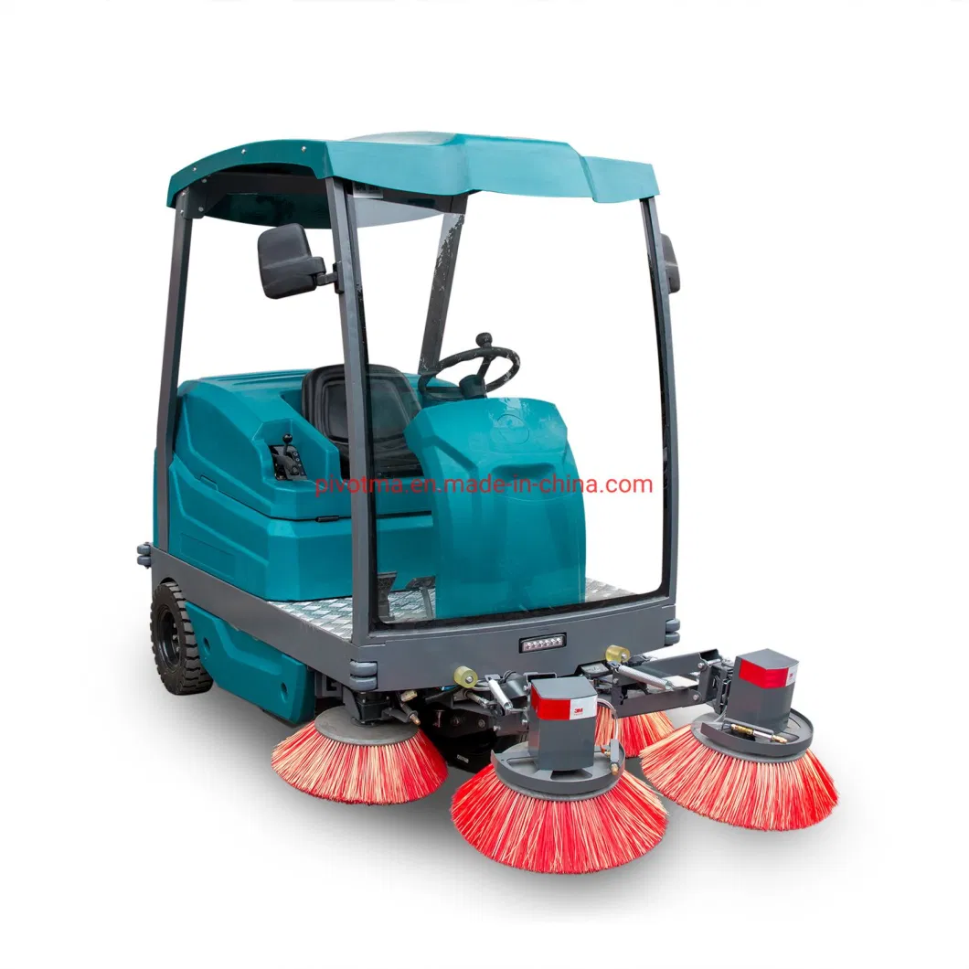 Innovative Design Retractable Brushes Electric Auto Road Cleaning Machine Street Floor Ground Sweeping Machinery for Industrial &amp; Commercial Application