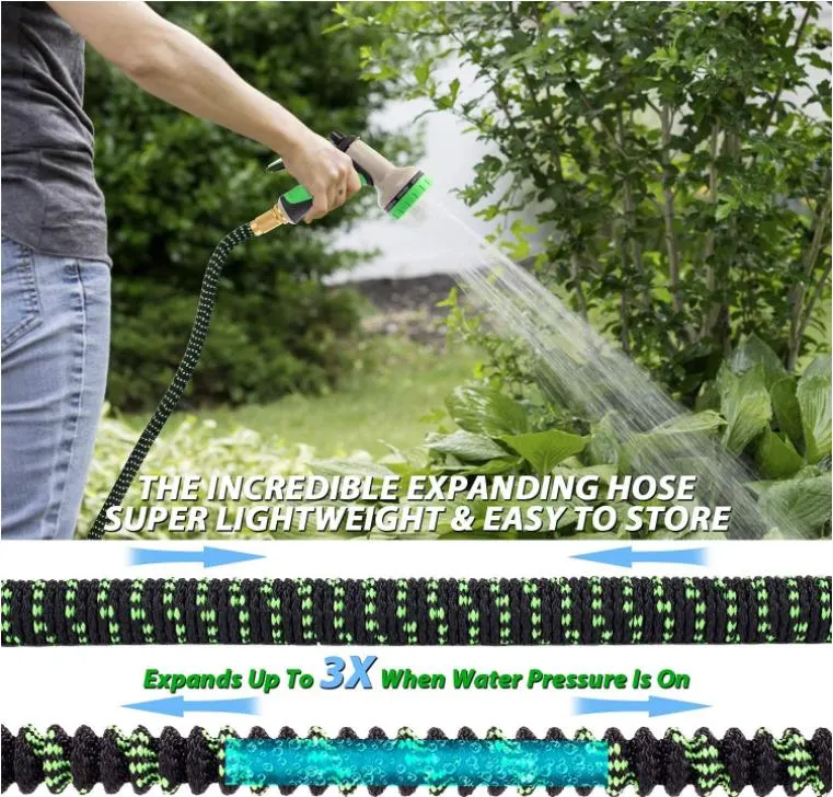 Magic Hosepipe with 8function Spray Gun Expandable Garden Hose Pipe