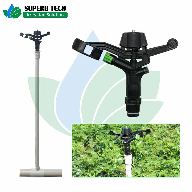 2-4bar Plastic Impact Sprinkler Garden Farm Irrigation System Adjustable Sprinkler